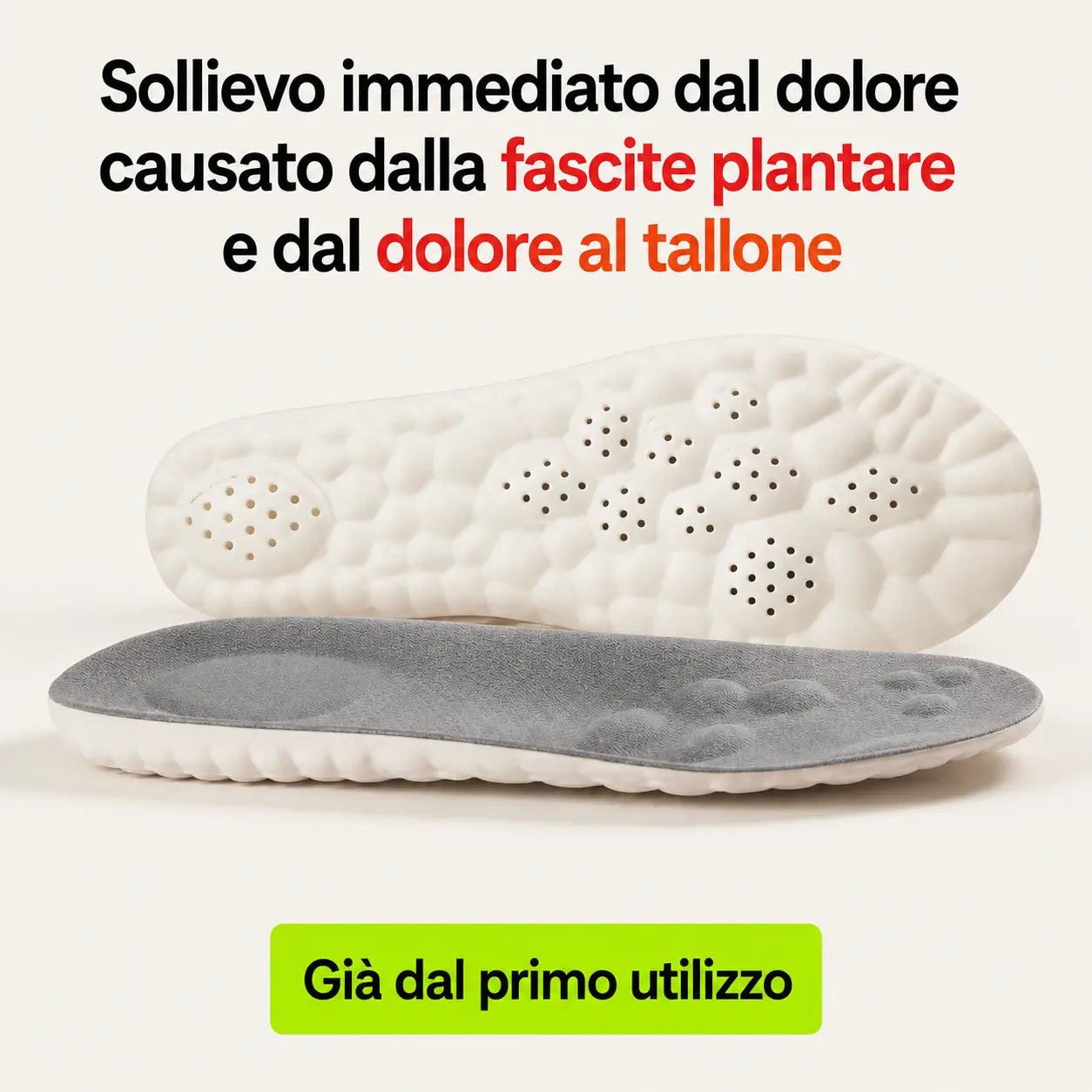 Solette Plantiva™ – Un'intera giornata senza dolore