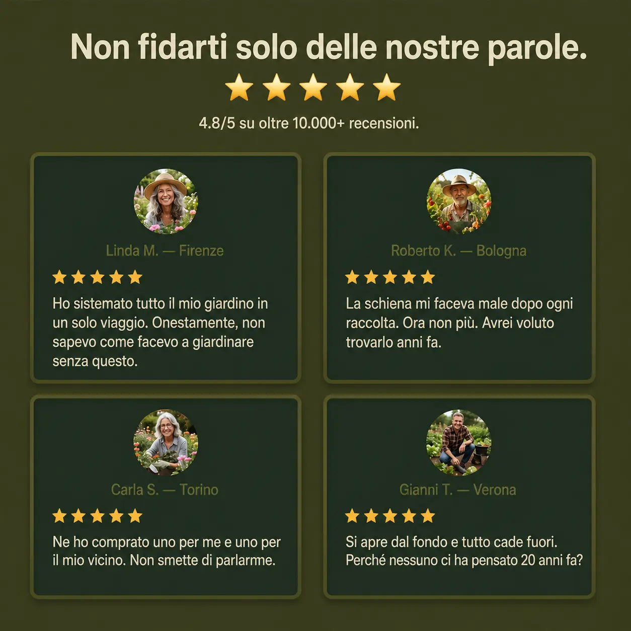 Raccolia™ – Grembiule da Raccolta a Svuotamento Rapido
